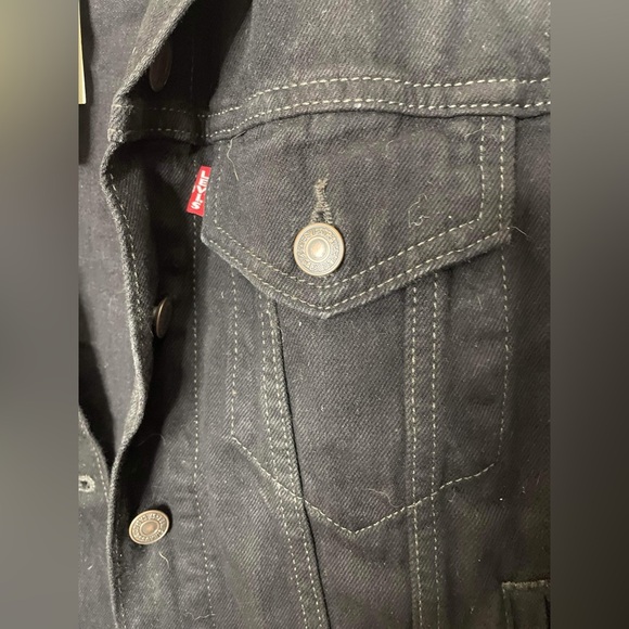 Ex boyfriend studded sleeve trucker jacket NWT - Picture 9 of 10